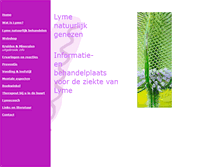 Tablet Screenshot of lymenatuurlijkgenezen.nl